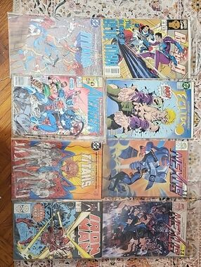 Assorted Vintage Superhero Comic Book Lot - Nexus Avengers Punisher Titans Iron